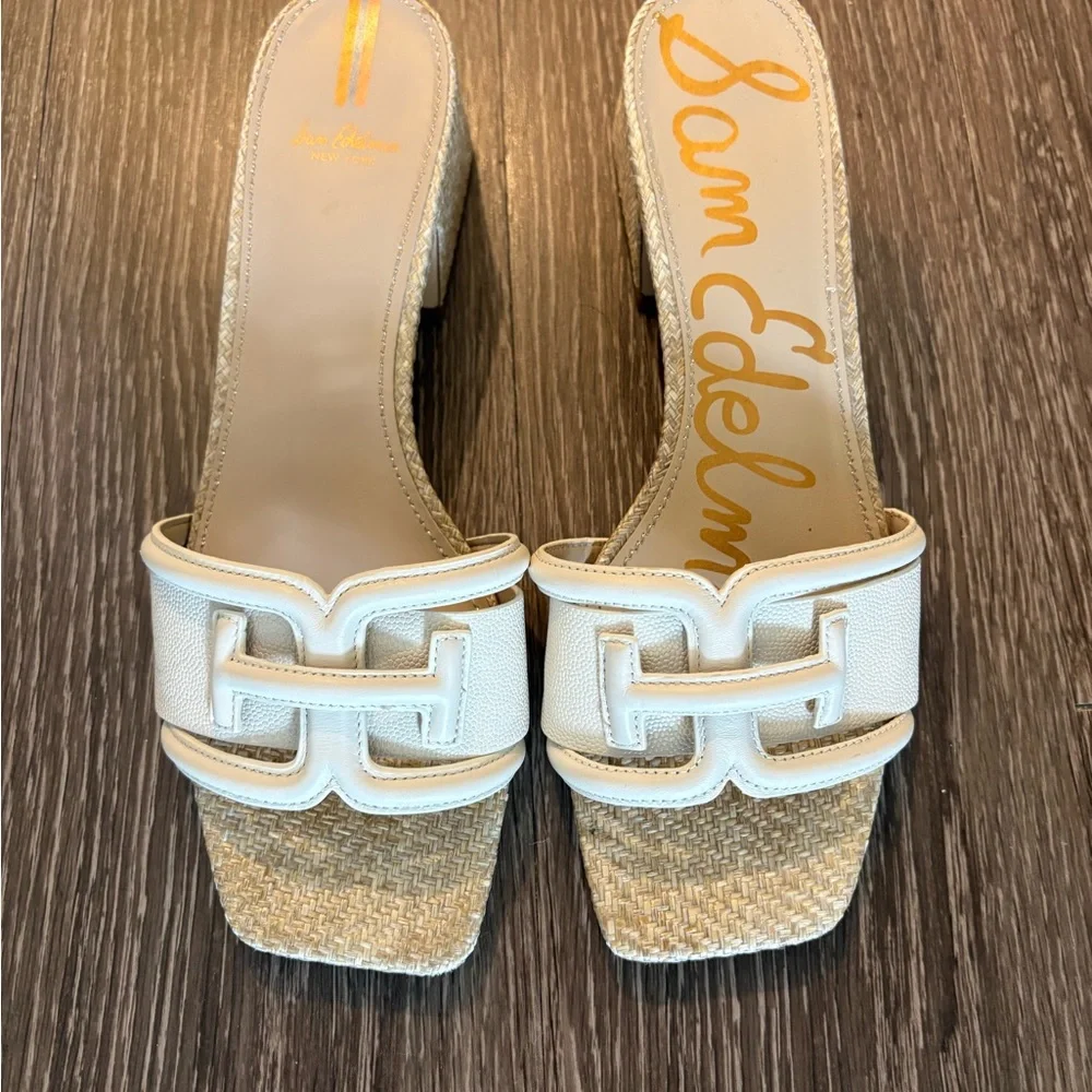 Sam Edelman Cream Waylon Slide Sandal - Picture 2 of 3